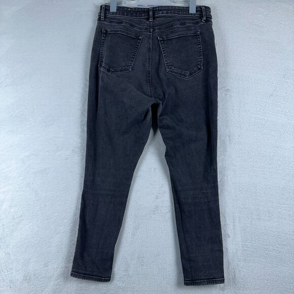 Made and Loved Loft Jeans The Curvy Skinny Stretch Womens Black Size 30/10 - Picture 2 of 11